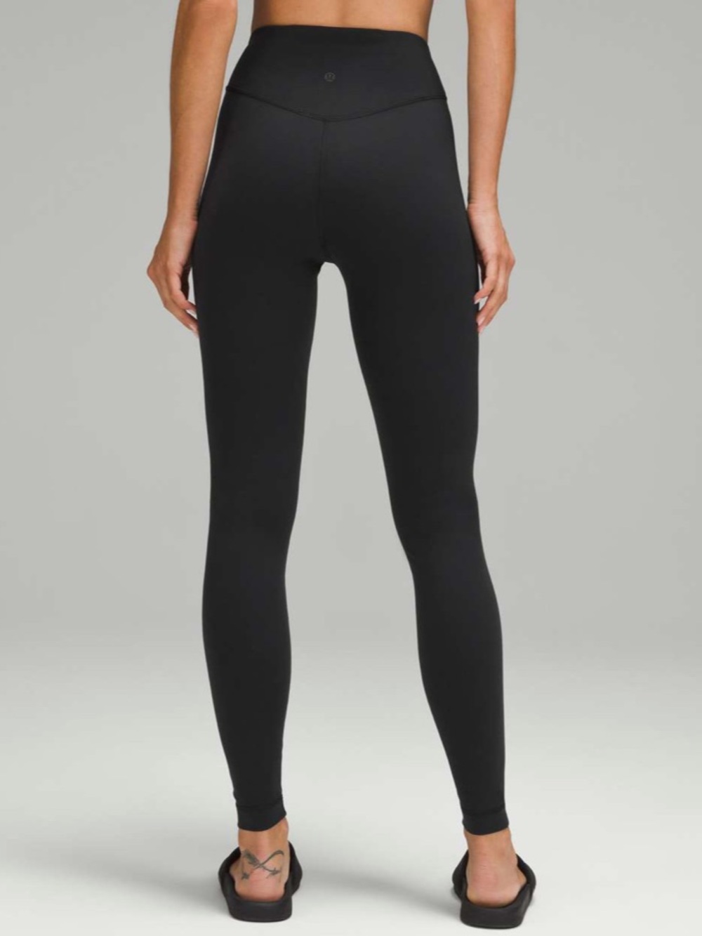Lululemon Wunder Under SmoothCover High Rise Tight Leggings - 28” Black Size 8 - Picture 6 of 9